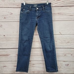 Tommy fashion straight leg ankle crop jeans